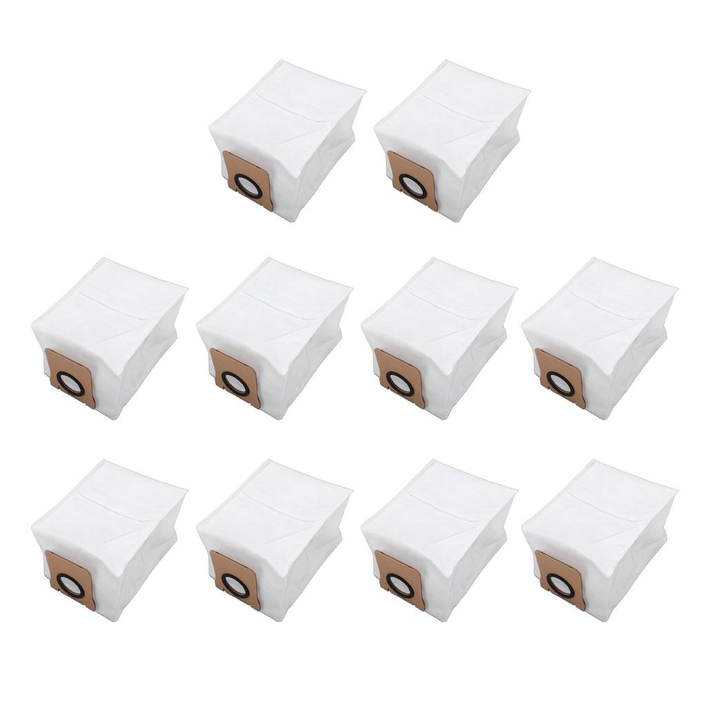 10Pcs Sweeping Robot Dust Bag Non Woven Fabric Robot Vacuum Dust Bag for X10+ X20+ for L10s Ultra