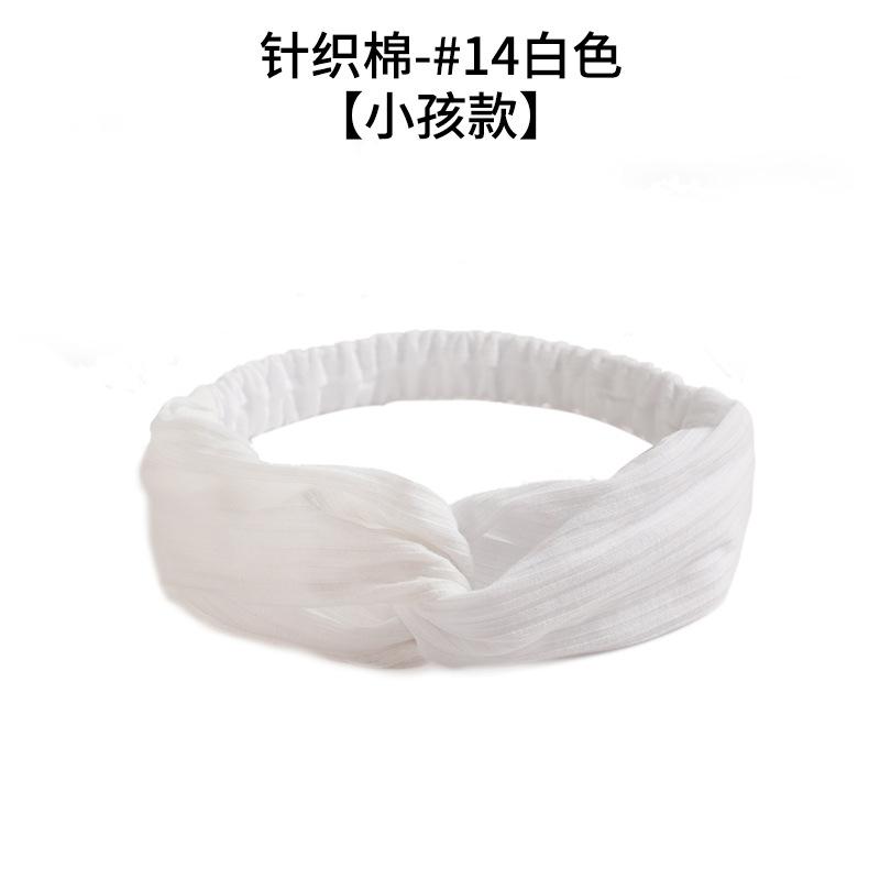 Elastic Crossed Headband Solid Color Knitted Cotton Suede Headband Ladies Hair Accessories Hair Band Headgear