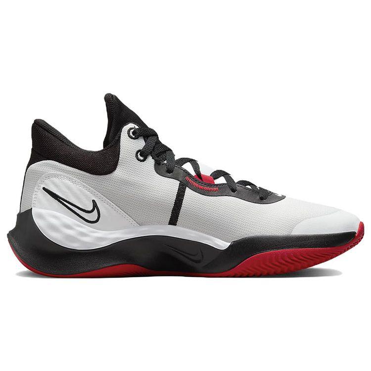 Nike Renew Elevate 3 Platino Puro Nero Rosso Scarpe da Ginnastica da Uomo Bianco DD9304-100
