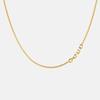 JUDY AND PAUL Louise Simple Chain All-Silver Necklace