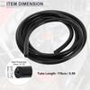 RATCHROLL 1 Pcs Universal Silicone Vacuum Tube Hose High Temperature 5.5FT 1/16" 2mm ID