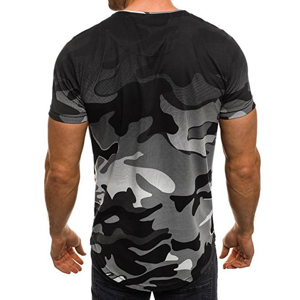 Mens T Shirts Ratoop Fashion Personality Camouflage Mens Casual Slim Short-Sleeved Shirt Top Blouse Breezy to Black Vibes Mens T Shirts Ratoop Fashion Personality Camouflage Mens Casual Slim Short-Sleeved Shirt Top Blouse Breezy to Black Vibes