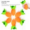 Dog Plush Puzzle Toy with 6/8 Carrots Interactive Carrot Dog Enrichment Toy Carrot Patch Dog Snuffle Toy for Pet Stress Relief