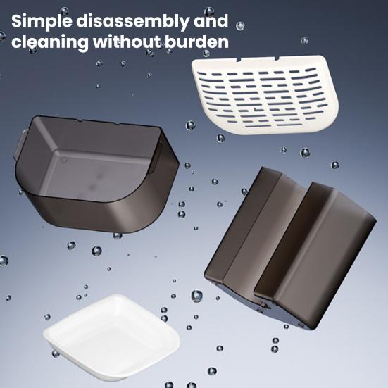 4.5L Wireless Cat Water Fountain No Filter Wastewater Separation Smart Pet Waterer Rechargeable Automatic Water Dispenser for Indoor Cats Small Dogs