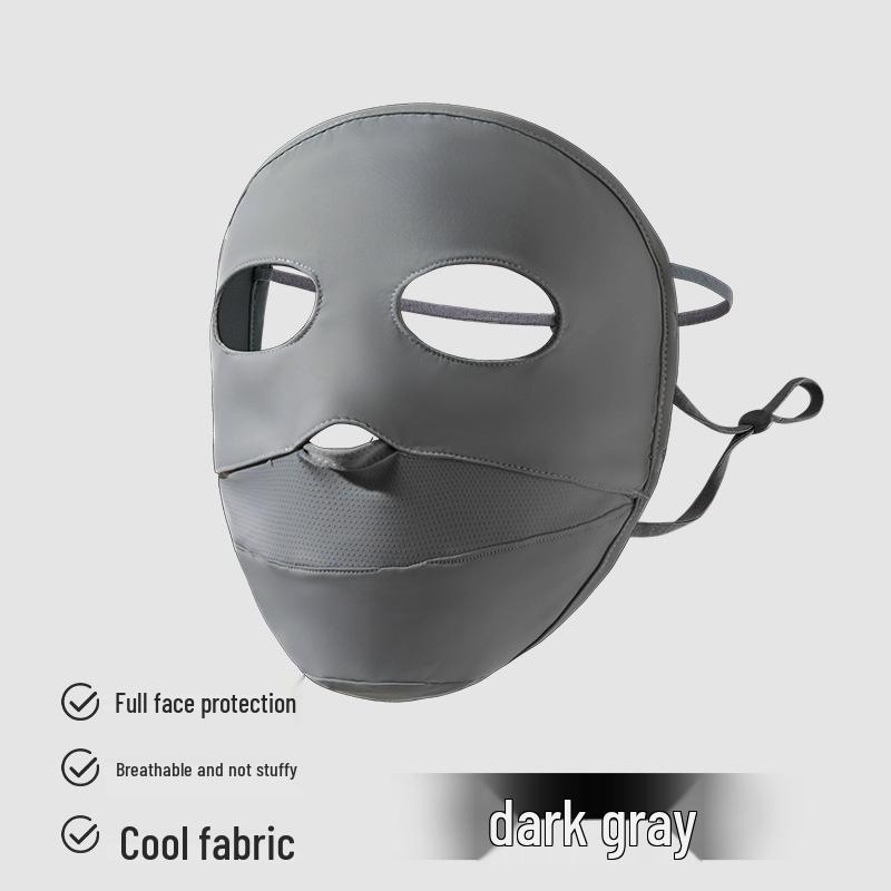 Women's Ice Silk UV Protection Face Mask - Full Coverage Face Shield for Summer Cycling & Driving