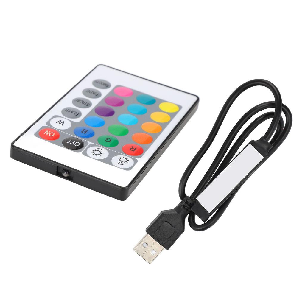 USB Bluetooth RGB Light Strip Controller with Remote Control for 4 Pin 5V LED Strip Lights