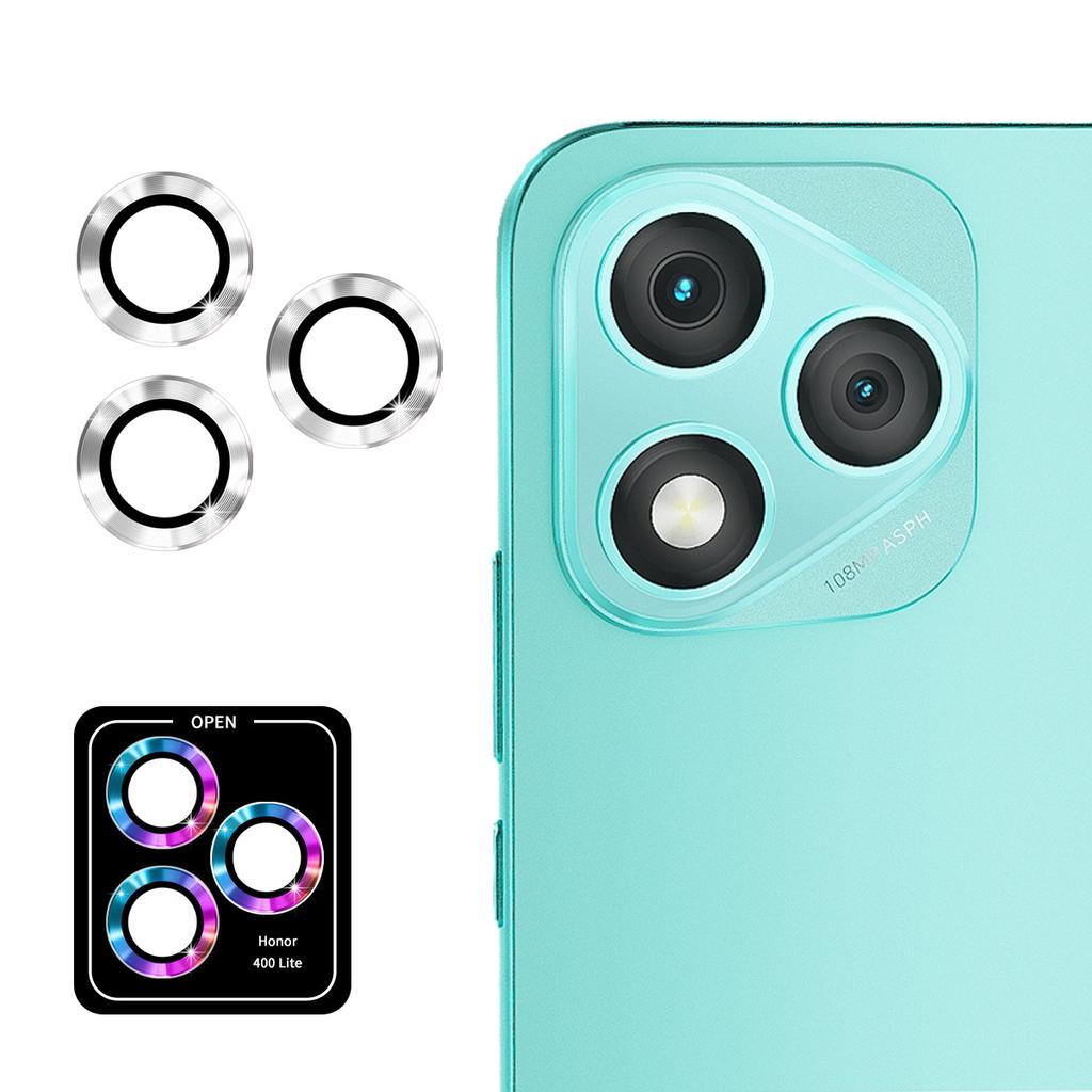 For Honor 400 Lite 5G Camera Lens Protector ENKAY Hat-Prince Metal Ring Lens Film