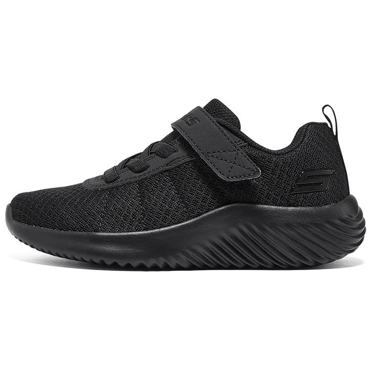 (GS) Skechers Lil Bobs Sport Squad Charm League Trainers Core Black Kids 403744L-BBK EU 34