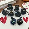 8pcs Acrylic Black Cat Bag Clips Fresh Keeping Kitchen Seal Clips Stationery Clips  Seasoning Bags