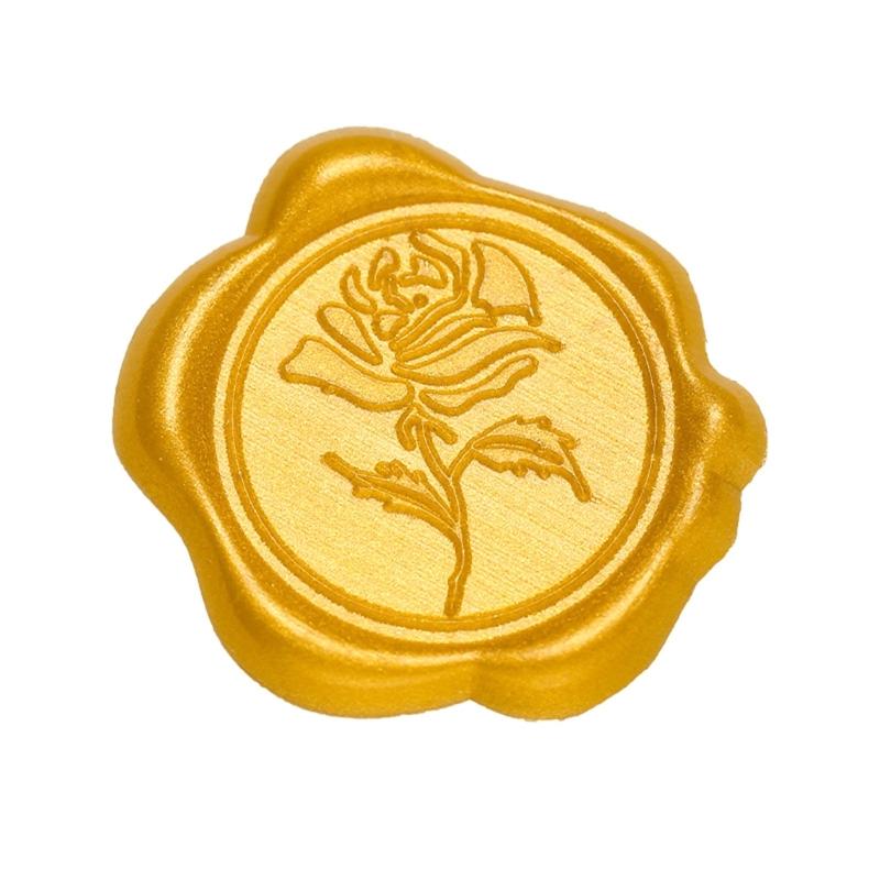 10Pcs Embossed Seal Stickers Adhesive Seal Decals for Wedding Invitations, Envelope, Birthday Valentines Christmas Card