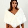 Soft Shawl Winter Scarf Warm Plush Shawl For Women Men Lightweight Polyester Cold Weather Accessory