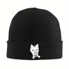 Dandadan Turbo Cat Glizzy Knitted Hat for Women Men Beanies Autumn Winter Hats Cool Anime Manga Warm Melon Cap
