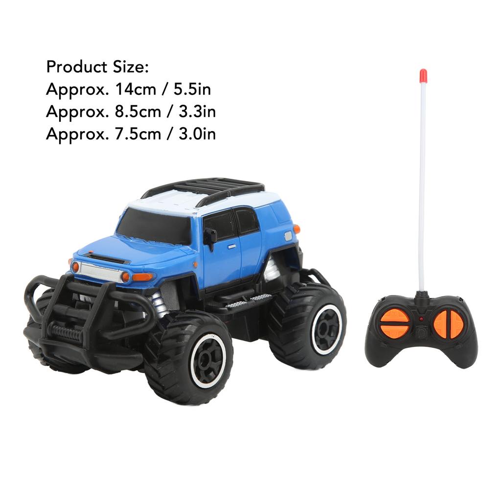1Celsius43 Scale RC Car 4 Channel Burr   Plastic Metal Electric Remote Control RC Car Toy for Kids   Aged 3