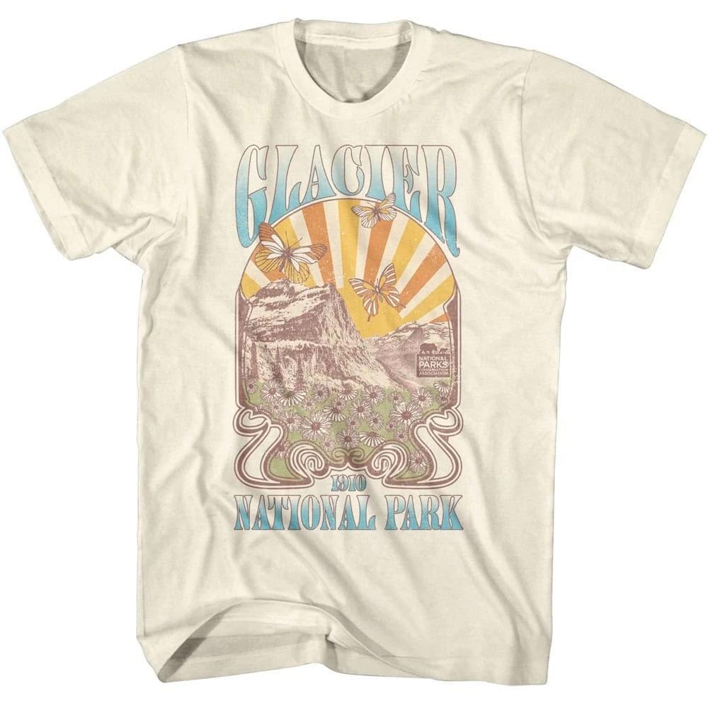 Glacier Butterfly Sunrise Men s T Shirt 4XL