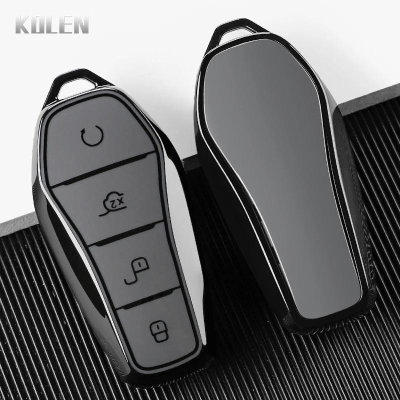 Tpu Auto Smart Key Fob Cover Case Fit For Byd Song Plus Atto 3 Han Ev Tang Dm Qin Seal Dolphin Protected Key Ring Remote Housing Auto Accessories