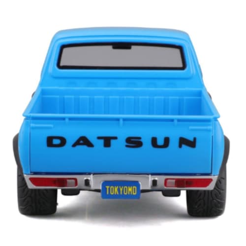 Maisto 1/24 Scale Diecast Model Datsun 620 Pickup 1973 Blue Custom Tokyo Moss Series / Finished Model Car 32528