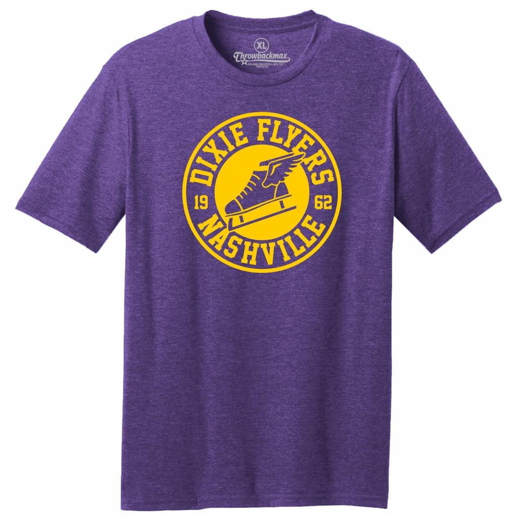 Nashville Dixie Flyers 1962 EHL Hockey TRI-BLEND Tee Shirt - Nashville Predators