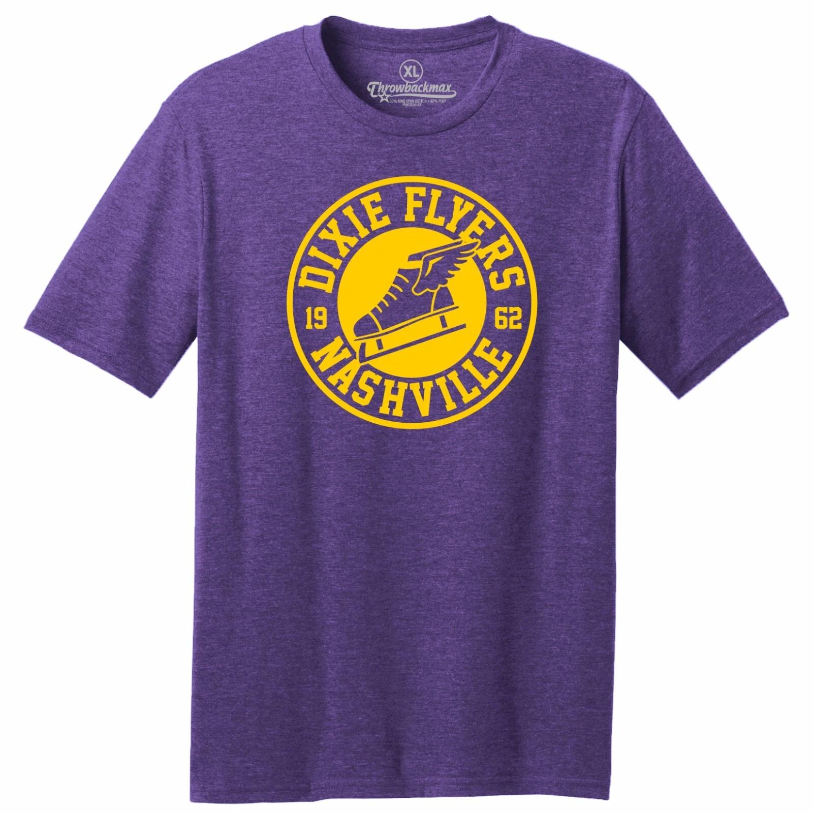 Nashville Dixie Flyers 1962 EHL Hockey TRI-BLEND Tee Shirt - Nashville Predators 2XL