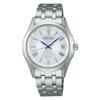 Seiko Selection SBTM357 Herrenuhr - Made in Japan - Solar Funk-Synchronisation - Weißes Zifferblatt - Saphirglas - Edelstahl