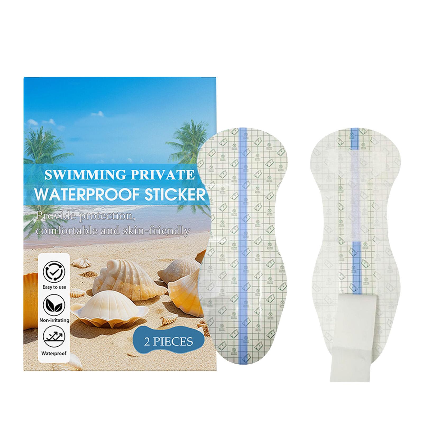 

Водонепроницаемые гигиенические прокладки, 2 женские прокладки для нижнего белья, прозрачные полиуретановые гигиенические прокладки для купальников, наклейки для плавания, пляж One Size белый