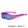 Futuristic Cool Personalized Electroplated Sunglasses Women Men   Steampunk Goggles Rave Party Glasses   Uv400