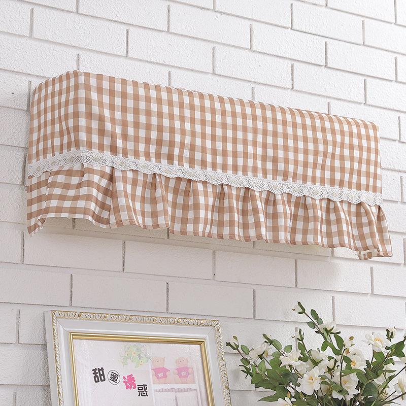 

Кружевные чехлы для кондиционеров в пасторальном стиле, милые украшения для комнат, подвесные чехлы для кондиционеров, пылезащитные чехлы, очистка и защита от пыли 80-86cm