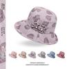 2025 Summer Fashion Embroidered Wide Brim Sun Hat for Middle-Aged & Elderly Women