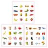Yousheng 3D Handmade Origami Book Kids DIY Pre-Cut 3D Paper Art Model Toddlers Educational Cartoon Animal Fruit Origami Paper Craft Kit
