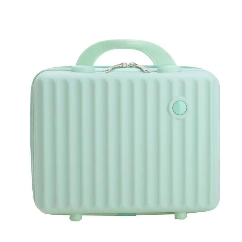 14 Inch Handheld Luggage Cosmetic Case Lightweight Zipper Companion Mini Small Storage Cosmetic Case