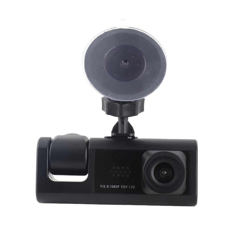 Dual Dashcam 3in 1080P HD Auto Fahrrekorder Vorne und Innen mit G-Sensor Schleifenaufnahme