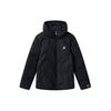 Solid Color Warm Hooded Down Jacket Men Outerwear Legendary-Blue F61M148925FNV
