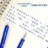 Erasable Gel Pen Set with Push Mechanism & Blue Ink, Includes Rubber Eraser - 0.5mm, Perfect for Students