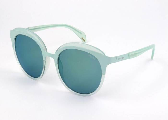 Lunettes de Soleil Police SPL499 53/20/135 SMCX SHINY FULL WATER GREEN COMBINED MAN POL SUN SPL499 SMCX 53 20 135