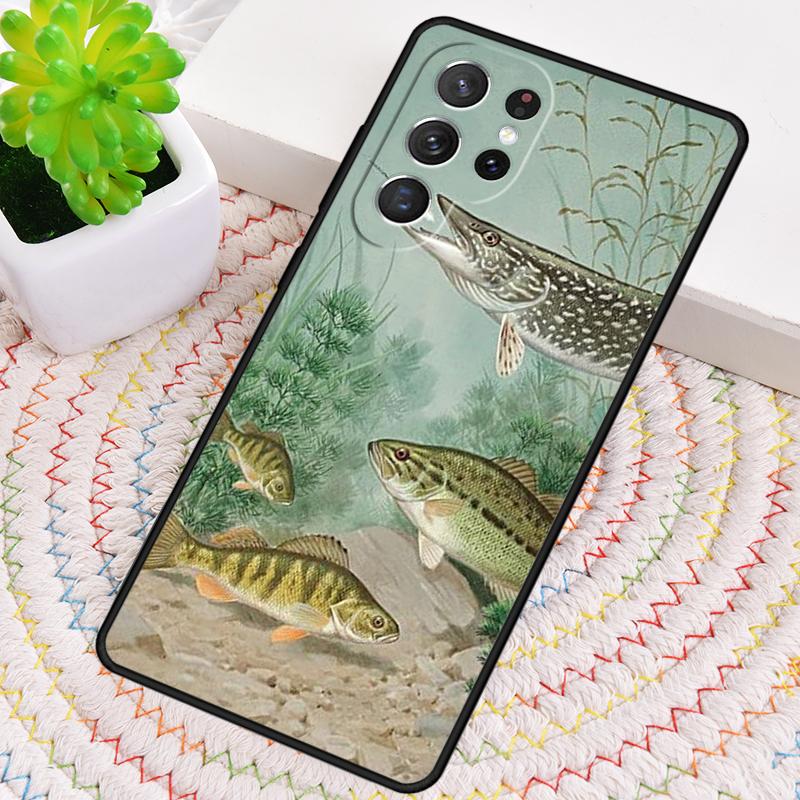 

Trout Fish Fishing soft TPU Phone Case For Samsung Galaxy note 10 pro S26 S25 S24 S23 S22 Ultra Plus S21 FE S20 Shockproof Cover Galaxy S21 FE 5G