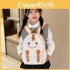 Breathable Nylon Kindergarten Backpack With Fun Geometric Print For Children