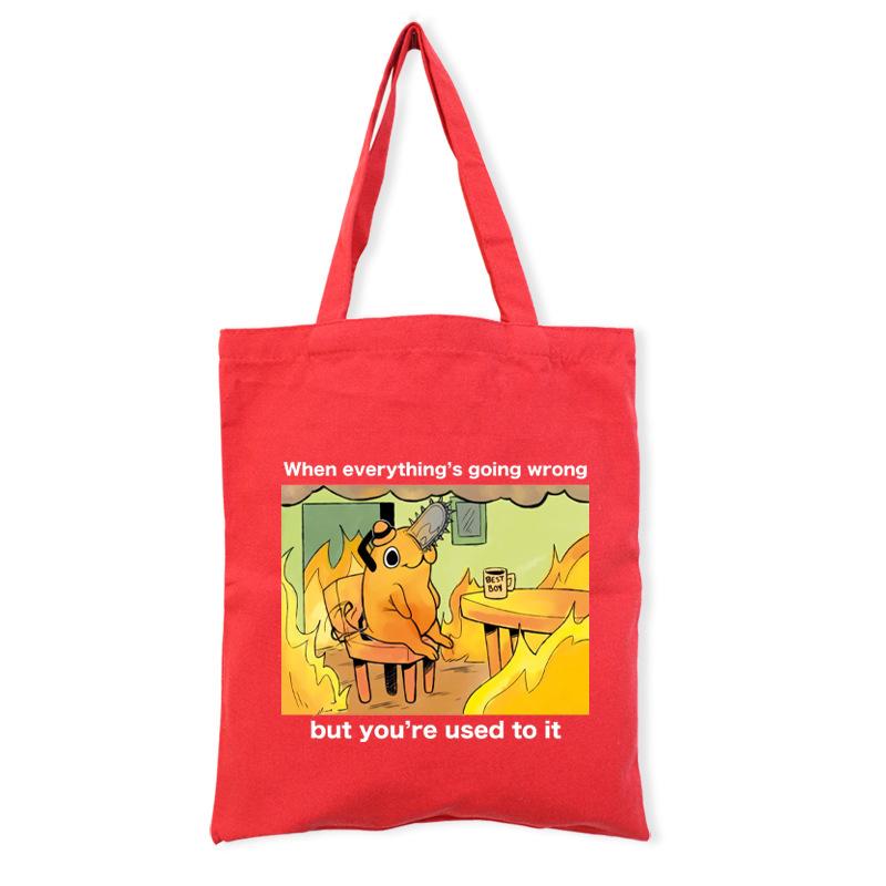 Riman Chaaw Men'S And Women'S Bags Canvas Bags Shopping Tote Bags