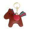 Portachiavi Ciondolo Forma di Cavallo Cartone Animato Portachiavi Portacarte Controllo Accessi Pelle Sintetica Borsa