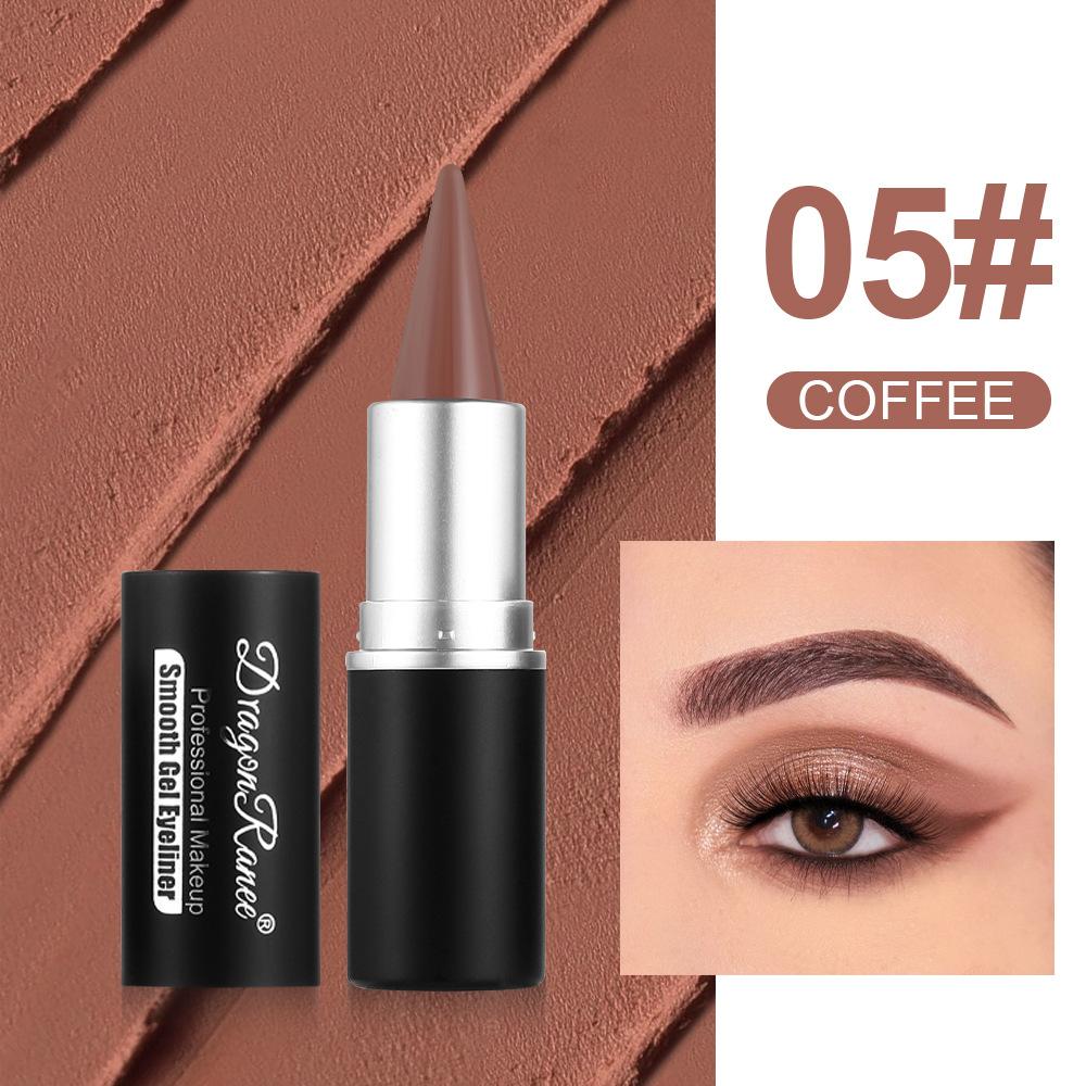 12 Colors Colorful Eyeliner Long-Lasting Waterproof Smudge-Proof In Black White Blue Purple Green Versatile for Lip Liner & Eye Makeup