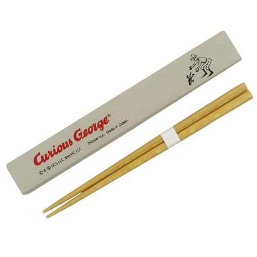 

Nicot Curious George CG-C Chopstick Case Set, 18cm (LIC-0301) Curious George Merchandise