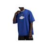 Jordan Camiseta Masculina Gola Redonda Manga Curta Ombro Caído Slim Fit com Logo Azul Royal IB3130-485