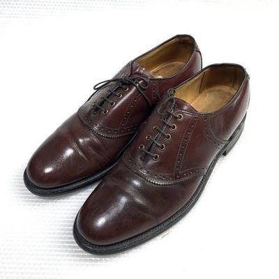 USA/Vintage/Neznámý výrobce/Goodyear Welt Sedlové boty Wholecut/8.5 D/B/25.5-26.5cm/Červenohnědá/(POUŽITÝ)