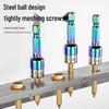 Magnetic-Free Swallowtail 8mm Steel Ball Drill Bit Sleeve - High Hardness