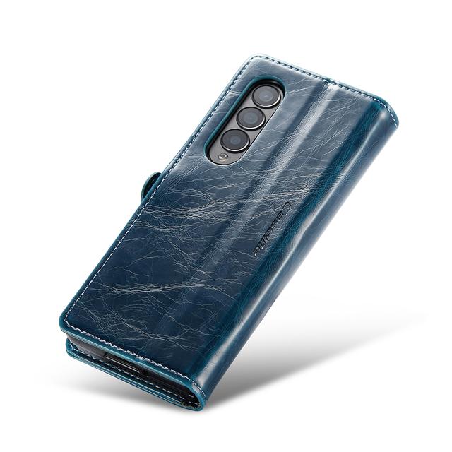 Anti -Slip Comfortable Leather Wallet Case For Samsung Galaxy Z Fold 4 Fold4 5g Fold3 Fold 3 Shockproof Phone Accessories Cover