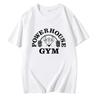 Summer Gym T-Shirts Cotton Oversized Women's T Shirt Graphic Print Sporty Men Tee High Quality Women's Clothes