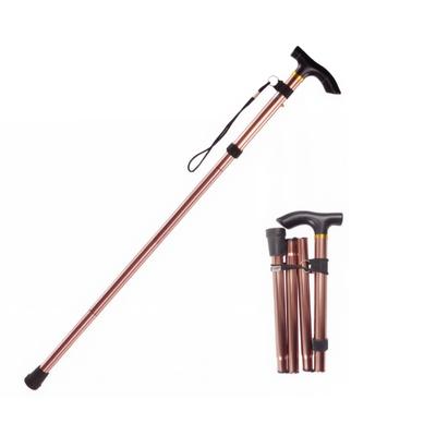 Folding Aluminum Alloy Trekking Poles with Adjustable Grip and and Canister Camouflage for and Trail Running Lightweight, Support, Compact, Non-Slip,