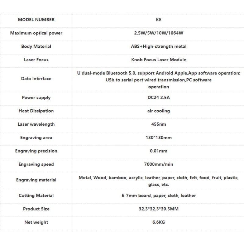 All-in-One Fully Automatic Laser Engraving Cutting Machine - Portable Desktop Household Marking Tool