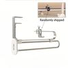 1PCS Pull-out Trouser Hangers,Telescopic Wardrobe Pant Organizer for Save Closet Space,Stainless Steel Adjustable Closet Rod