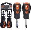 Short Phillips flat screwdriver set of 2