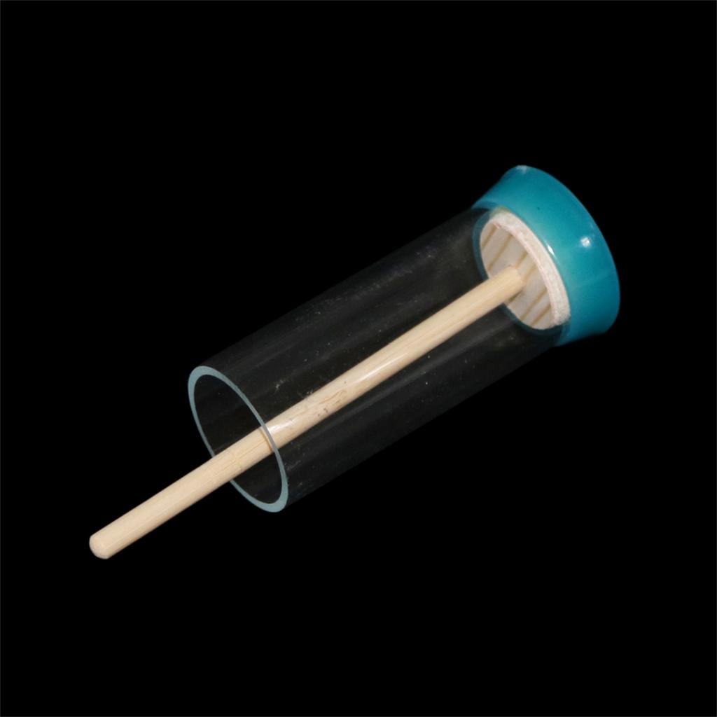 Plastic Bee Queen Marking Cage Bottle Box with Soft Plunger Marker New Bee Labeled Bottle Beekeeping Tools for Beekeeper 10Pcs