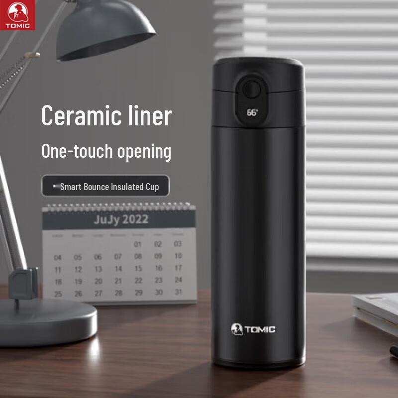 TOMIC Smart Display Ceramic Insulated Mug